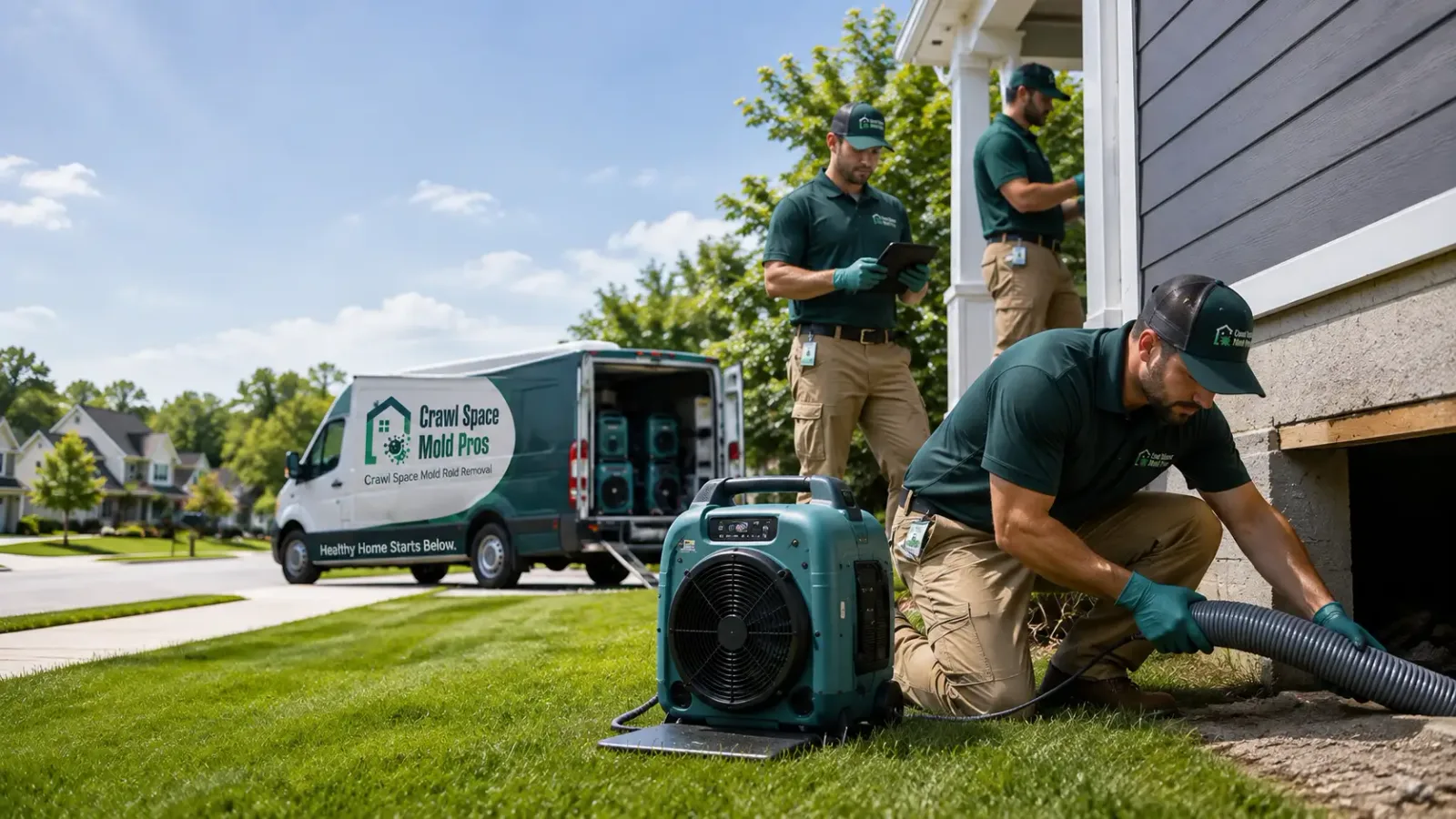 Crawl Space Mold Removal in Ohio City, OH